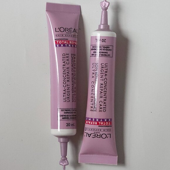 L'Oreal Hair Expertise Total Repair Extreme 20ml x 2 BNIP Sealed - Picture 1 of 2